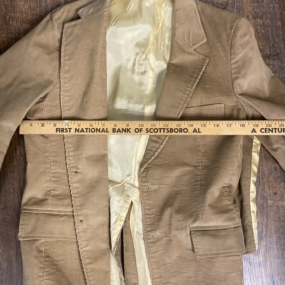 VNTG 70s CORDUROY JACKET&VEST SET WESTERN STYLE BY SEARS AND ROEBUCK - Picture 15 of 16